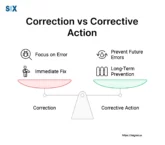 Image: Difference between Correction vs Corrective Action