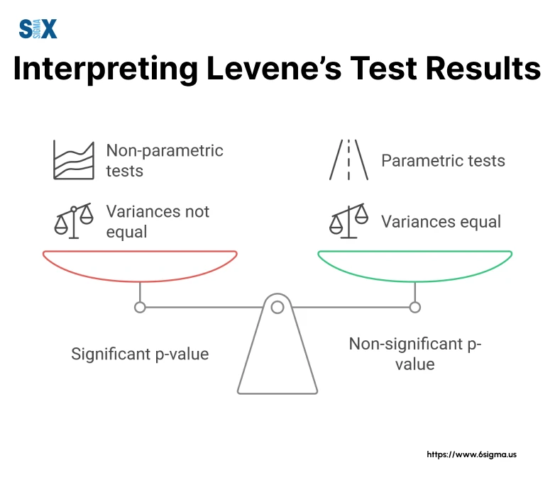 Image: Interpreting Levene’s Test Results